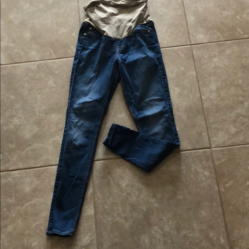 7 for all mankind skinny maternity jeans
